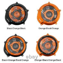 4xColour Motorcycle Engine Clear Clutch Cover Kit For KTM 1290 Superduke R 2014