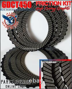 6dct450 Gearbox Friction Plates Powershift Transmission Ford Volvo + Other