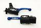 Asv F3 Shorty Blue Clutch + Brake Levers Kit With Dust Covers Crf250r Crf450r