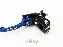 ASV F3 SHORTY BLUE CLUTCH + BRAKE LEVERS KIT With DUST COVERS PAIR PACK KX