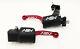 Asv F3 Shorty Red Brake + Clutch Levers Kit Hot Dust Covers Yamaha Yz250f Yz450f