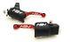 Asv Unbreakable F4 Red Shorty Clutch + Brake Levers Kit Dust Covers Klx 140l