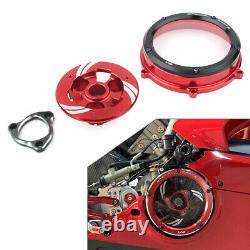 Black Clutch Cover Spring Retainer Pressure Plate Kit For Ducati Panigale V4 V4S