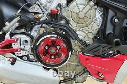 CNC Racing Clear Clutch Cover Conversion Kit For Ducati Streetfighter V4/S 20-21