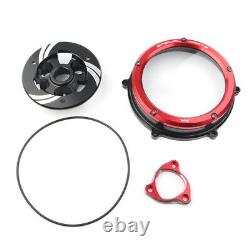 Clear Clutch Cover Spring Retainer Pressure Plate Kit For Ducati Panigale V4 V4S