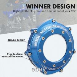 Clear Clutch Cover With Gasket Kit For Yamaha YFZ450X 10-11 YFZ450R 2009-2023