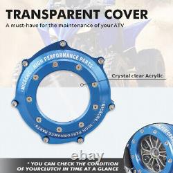 Clear Clutch Cover With Gasket Kit For Yamaha YFZ450X 10-11 YFZ450R 2009-2023