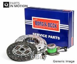 Clutch Kit 3pc (Cover+Plate+CSC) 225mm HKT1319 Borg & Beck Quality Replacement