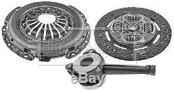 Clutch Kit 3pc (Cover+Plate+CSC) 240mm HKT1391 Borg & Beck Quality Replacement
