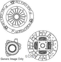 Clutch Kit 3pc (Cover+Plate+CSC) CK9873-26 National Auto Parts Quality New