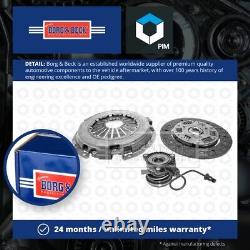 Clutch Kit 3pc (Cover+Plate+CSC) HKT1046 Borg & Beck 1606592 93185915 Quality
