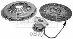 Clutch Kit 3pc (Cover+Plate+CSC) HKT1049 Borg & Beck Genuine Quality Guaranteed