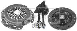 Clutch Kit 3pc (Cover+Plate+CSC) HKT1057 Borg & Beck Genuine Quality Guaranteed