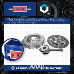 Clutch Kit 3pc (Cover+Plate+CSC) HKT1079 Borg & Beck Genuine Quality Guaranteed