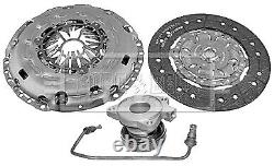 Clutch Kit 3pc (Cover+Plate+CSC) HKT1098 Borg & Beck Genuine Quality Guaranteed