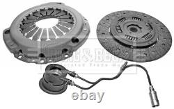 Clutch Kit 3pc (Cover+Plate+CSC) HKT1133 Borg & Beck Genuine Quality Guaranteed