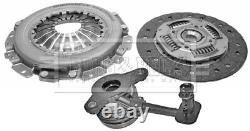 Clutch Kit 3pc (Cover+Plate+CSC) HKT1164 Borg & Beck Genuine Quality Guaranteed