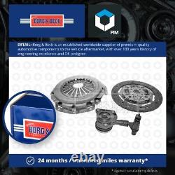 Clutch Kit 3pc (Cover+Plate+CSC) HKT1200 Borg & Beck 1327853 1327854 1327855 New
