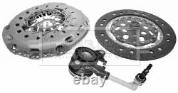 Clutch Kit 3pc (Cover+Plate+CSC) HKT1209 Borg & Beck Genuine Quality Guaranteed