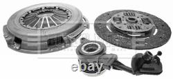 Clutch Kit 3pc (Cover+Plate+CSC) HKT1220 Borg & Beck 1400313180 504092160 New
