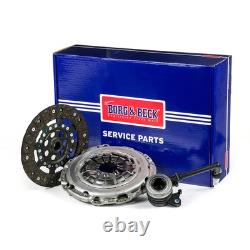 Clutch Kit 3pc (Cover+Plate+CSC) HKT1319 Borg & Beck 4152500400 4152500401 New