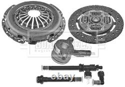 Clutch Kit 3pc (Cover+Plate+CSC) HKT1392 Borg & Beck Genuine Quality Guaranteed