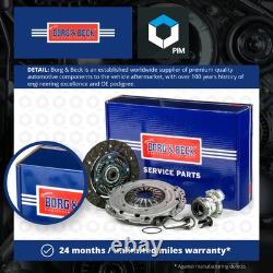 Clutch Kit 3pc (Cover+Plate+CSC) HKT1421 Borg & Beck 093185900 1606556 24422061