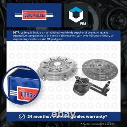 Clutch Kit 3pc (Cover+Plate+CSC) HKT1464 Borg & Beck Genuine Quality Guaranteed