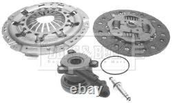 Clutch Kit 3pc (Cover+Plate+CSC) HKT1490 Borg & Beck Genuine Quality Guaranteed