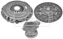 Clutch Kit 3pc (Cover+Plate+CSC) HKT1539 Borg & Beck 55565331 55497917 55581279