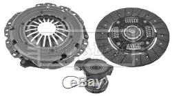 Clutch Kit 3pc (Cover+Plate+CSC) HKT1544 Borg & Beck Genuine Quality Replacement