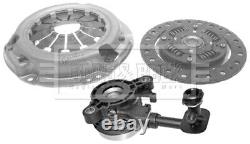 Clutch Kit 3pc (Cover+Plate+CSC) HKT1549 Borg & Beck Genuine Quality Guaranteed