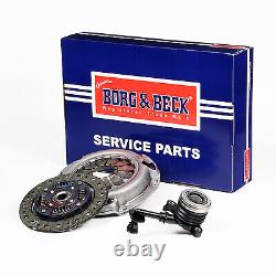 Clutch Kit 3pc (Cover+Plate+CSC) HKT1549 Borg & Beck Genuine Quality Guaranteed