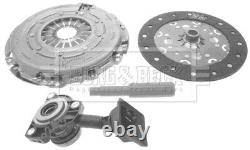 Clutch Kit 3pc (Cover+Plate+CSC) HKT1551 Borg & Beck Genuine Quality Guaranteed