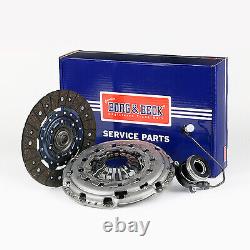 Clutch Kit 3pc (Cover+Plate+CSC) HKT1590 Borg & Beck Genuine Quality Guaranteed