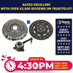 Clutch Kit 3pc (Cover+Plate+CSC) fits AUDI S1 8X 2.0 14 to 18 CWZA 240mm Sachs