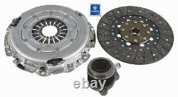 Clutch Kit 3pc (Cover+Plate+CSC) fits CHEVROLET CAPTIVA 2.0D 2006 on LLW 240mm