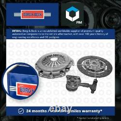 Clutch Kit 3pc (Cover+Plate+CSC) fits FORD C-MAX 1.8 07 to 10 Q7DA B&B Quality