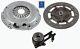 Clutch Kit 3pc (cover+plate+csc) Fits Ford Fiesta Mk5 1.6 01 To 08 220mm Sachs