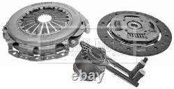 Clutch Kit 3pc (Cover+Plate+CSC) fits FORD FIESTA Mk5 1.6 03 to 08 B&B Quality