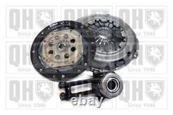 Clutch Kit 3pc (Cover+Plate+CSC) fits FORD FIESTA Mk5 TDCi 1.4D 01 to 10 QH New