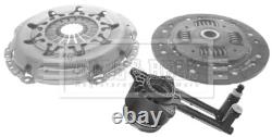 Clutch Kit 3pc (Cover+Plate+CSC) fits FORD FIESTA Mk6 TDCi 1.6D 2008 on B&B New