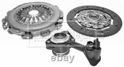 Clutch Kit 3pc (Cover+Plate+CSC) fits FORD FOCUS C-MAX TDCi 1.6D 03 to 07 B&B