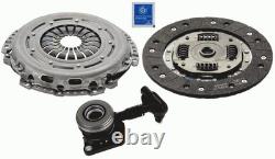 Clutch Kit 3pc (Cover+Plate+CSC) fits FORD FOCUS Mk3, Mk3 Ti 1.6 10 to 20 228mm