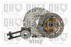 Clutch Kit 3pc (Cover+Plate+CSC) fits FORD FUSION 1.4 03 to 12 QH Quality New