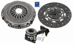 Clutch Kit 3pc (Cover+Plate+CSC) fits FORD GRAND C-MAX TDCi 1.6D 10 to 19 240mm