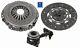 Clutch Kit 3pc (cover+plate+csc) Fits Ford Grand C-max Tdci 1.6d 10 To 19 240mm