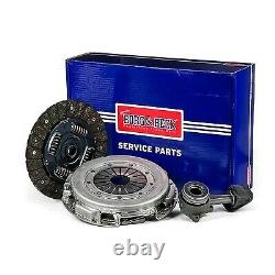 Clutch Kit 3pc (Cover+Plate+CSC) fits FORD TRANSIT 2.2D 06 to 14 B&B Quality New