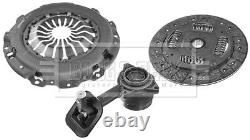 Clutch Kit 3pc (Cover+Plate+CSC) fits FORD TRANSIT CONNECT TDCi 1.8D 02 to 04