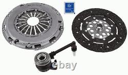 Clutch Kit 3pc (Cover+Plate+CSC) fits NISSAN QASHQAI J10, J11 1.5D 06 to 18 New